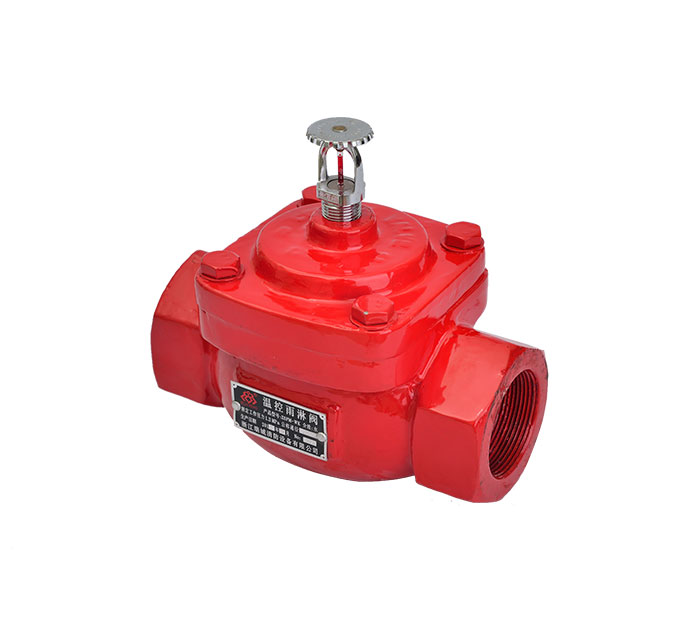 Temperature controlled deluge valve